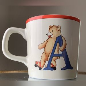 Vintage Tiffany & Co Alphabet Bear Porcelain Coffee Mug 1994 Childs Mug